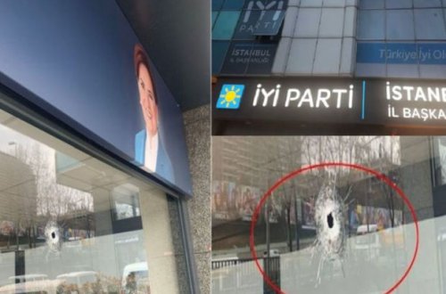 İstanbulda partiya binasına silahlı hücum edildi - FOTO