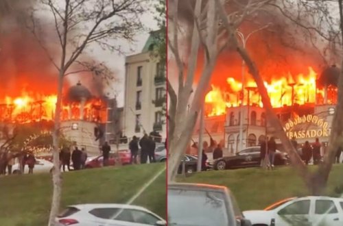 Tbilisidə kazinoda uduzan şəxs - «Ambassador» otelini yandırıb