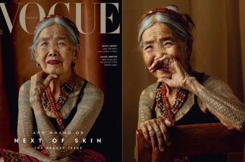 106 yaşlı qəbilə başçısı “Vogue”da - Fotolar