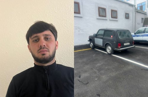 Şəmkirdə avtoxuliqanlıq edən şəxs saxlanılıb