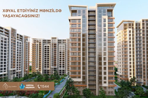 Xəyal etdiyiniz mənzildə yaşayacaqsınız! – City Garden Narimanov