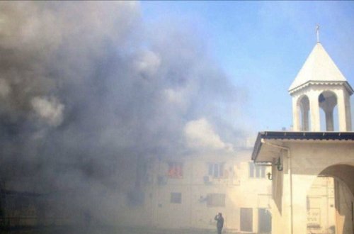 İranda erməni kilsəsində yanğın