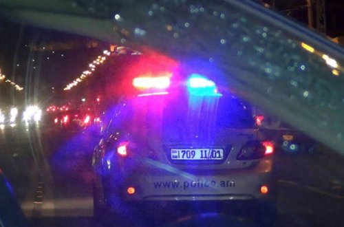 İrəvanda Azərbaycan bayrağını yandıran təxribatçı saxlanılıb