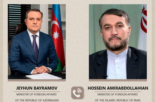 Azərbaycan və İran XİN başçıları arasında telefon danışığı olub, mövcud vəziyyət müzakirə edilib