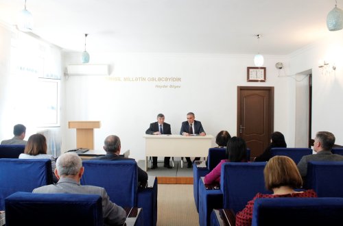 MDU aliminin Nizami Gəncəviyə həsr olunmuş kitabının təqdimatı keçirilib