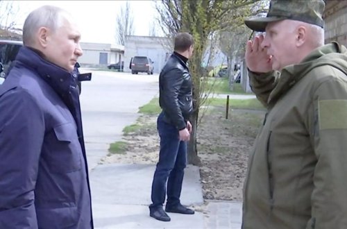 Путин посетил аннексированные Луганскую и Херсонскую области