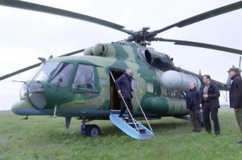 Putin Xerson və Luqansk vilayətlərinə səfər edib