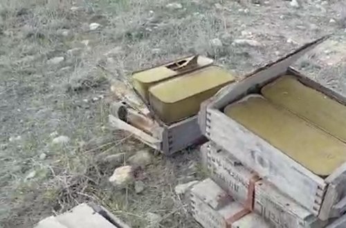 Cəbrayılda yol tikintisi zamanı 15 000 ədəd avtomat gülləsi tapılıb