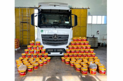 Azərbaycandan keçən İranın yük avtomobilində 500 kiloqram heroin aşkarlandı - FOTO