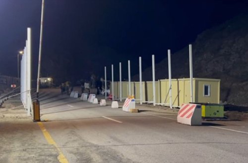 Yeni sərhəd-buraxılış məntəqəsi işıqlandırıldı (VİDEO)