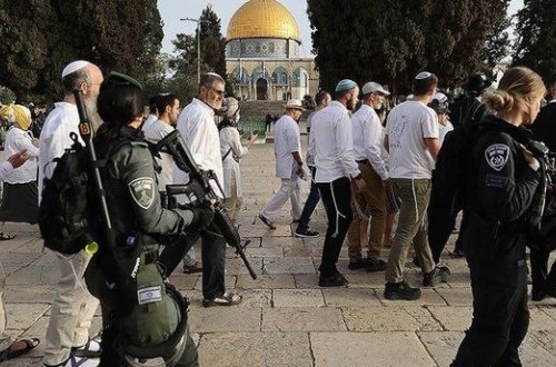 İsrailin himayəsi altında Əl-Əqsa məscidinə yeni basqın edilib