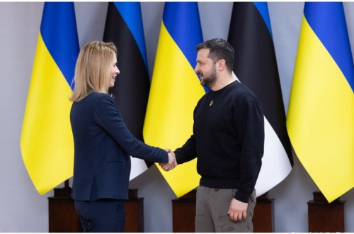 Estoniyanın Baş naziri Kiyevde Zelenski ilə görüşüb