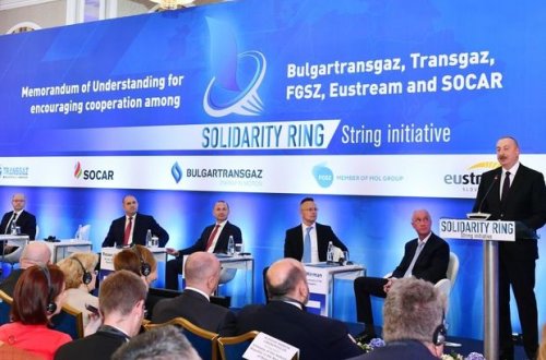 Dövlət başçısı: “Bu ilin sonundan Macarıstana və Slovakiyaya qaz təchizatına başlamağı planlaşdırırıq”