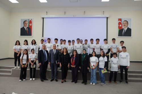 “Müasir dünyada müasir köləlik” layihəsi çərçivəsində tədbir keçirilib