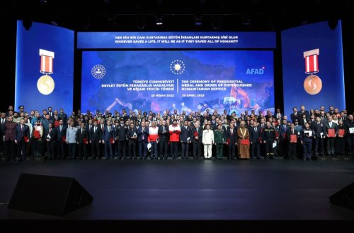 Azərbaycan könüllüsü Türkiyə Prezidenti tərəfindən təltif olunub – FOTO