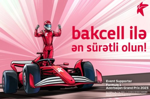 “Bakcell” “Formula 1 Azərbaycan Qran Prisi”nin rəsmi dəstəkçisidir