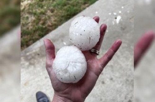 ABŞ-da  beysbol topu ölçüsündə dolu yağıb