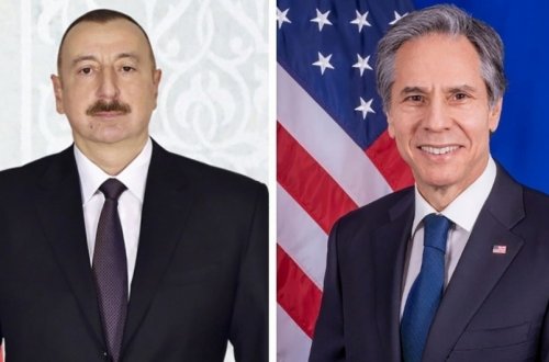 Prezident İlham Əliyevlə ABŞ Dövlət katibi arasında telefon danışığı olub
