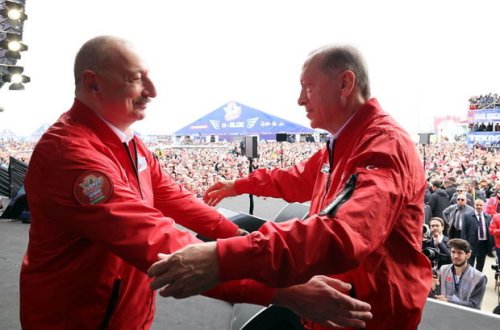 Ərdoğan: “İlham Əliyevlə birlikdə 1000 binanın bünövrəsini qoyduq”