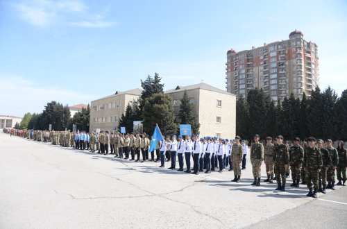 “Şahin” hərbi-idman oyunlarının Nəsimi rayon birinciliyi keçirildi
