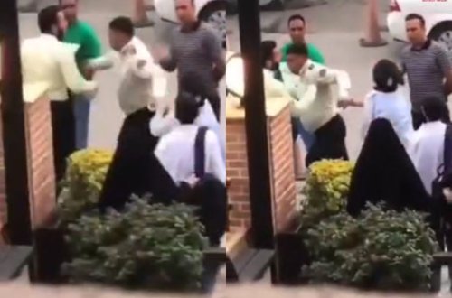 Molla rejimi hicaba görə gənc qızı zorakılıqla həbs etdi - VİDEO