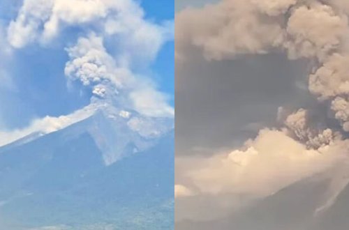 Qvatemalada Fueqo vulkanı püskürdü: Sakinlər təxliyə edildilər - VİDEO