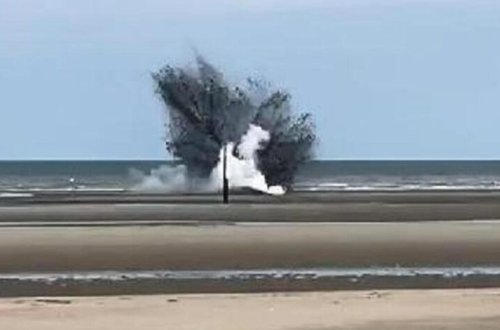 Belçikada İkinci Dünya Müharibəsi bombası məhv edildi