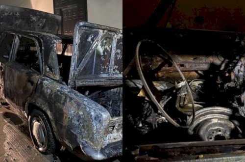 Bakıda sərxoş şəxs avtomobili yandırıb, ağır yanıq xəsarətləri alıb (FOTO/VİDEO)