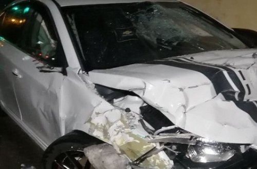 Bakıda dəhşətli qəza - 2 sərnişin yanaraq öldü (FOTO)