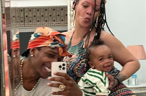 Rihannanın oğlu Rza ilə nadir fotoları maraqla qarşılandı - FOTO