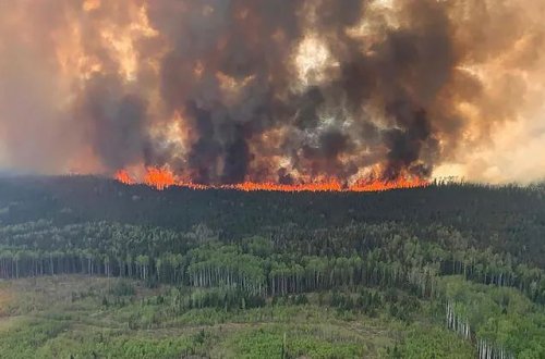 Kanadada meşə yanğını baş verib
