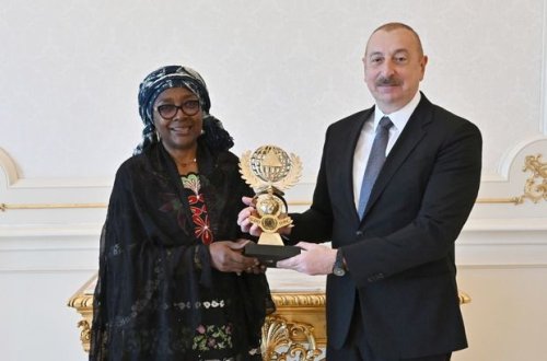 İlham Əliyev Beynəlxalq Mülki Müdafiə Təşkilatının Baş katibini qəbul edib - YENİLƏNİB + FOTO