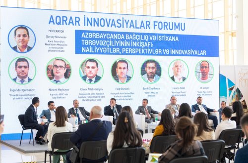 “Caspian Agro” çərçivəsində aqrar sahənin aktual mövzularına dair panel sessiyalar keçirilir