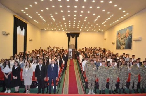 Mingəçevir Dövlət Universitetində “Heydər Əliyev xatirələrdə” adlı tədbir keçirilib