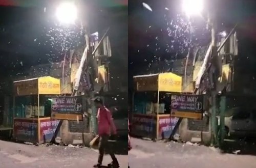 Hindistanda “qurd yağışı” - VİDEO