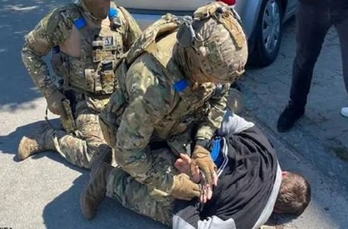 Rusiya agenti Ukrayna təhlükəsizlik xidmətinin qrupları tərəfindən belə yaxalanıb