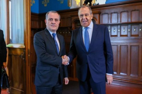 Ceyhun Bayramovun Sergey Lavrovla Moskvada görüşü keçirilib - YENİLƏNİB + FOTO/VİDEO