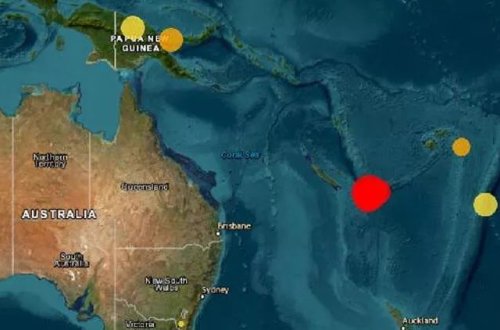 Sakit okeanda 7,7 bal gücündə zəlzələ baş verib