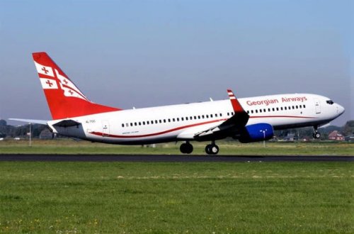 Gürcüstan Hava Yolları Rusiyaya birbaşa uçuşlara başladı - VİDEO