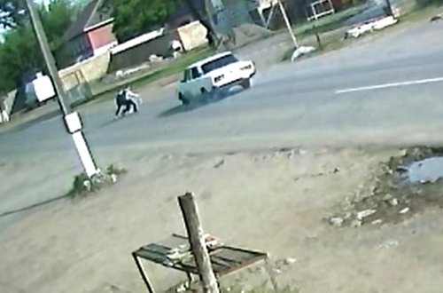 Lənkəranda məktəbliləri maşın vurdu - ANBAAN VİDEO