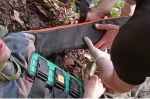 Dağlıq ərazidə köməksiz vəziyyətdə qalan şəxs xilas olundu - Fotolar + Video