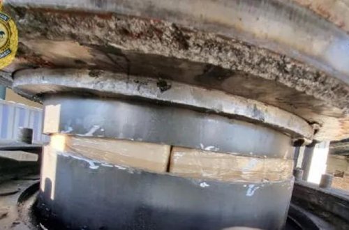 Aparatın içərisində gizlədilən 300 kiloqramdan çox narkotik vasitə götürülüb