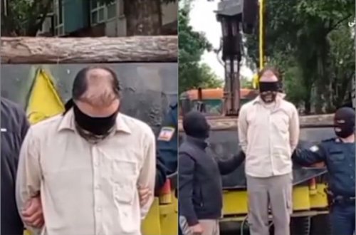 İranda hər kəsi heyrətləndirən qəddarlıq: Məhbusun edamı uşaqların gözü qarşısında keçirildi - VİDEO