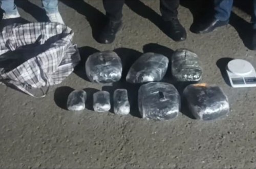 Masallıda saxlanılan avtomobilin yük yerindən yeddi kiloqram narkotik vasitə aşkarlanıb - FOTO