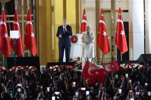 Əminə Ərdoğan seçicilərə təşəkkür etdi - FOTO