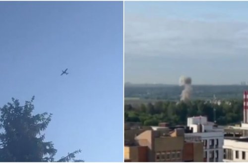 PUA-lar Moskvaya hücum edərək bir neçə binaya zərbə endirib, 2 nəfər yaralanıb - YENİLƏNİB