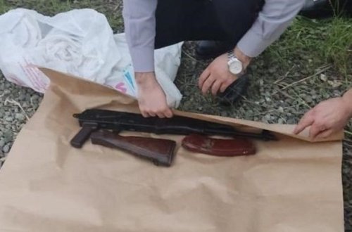 Goranboy sakinində avtomat və narkotik aşkarlanıb - FOTO