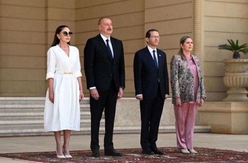 İsxak Hersoq İlham Əliyevə səmimi qarşılamaya görə təşəkkür edib - FOTO