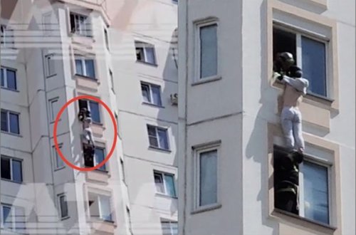 Rusiyada intihar etmək istəyən qız son anda xilas edildi - VİDEO