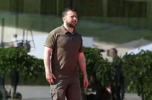 Ukrayna prezidenti Zelenski Moldovaya səfər edib